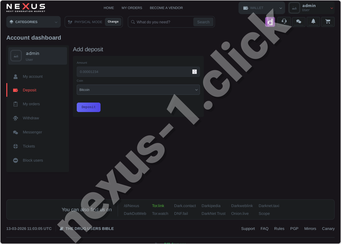 Nexus Market Wallet - Official Nexus Darknet Market